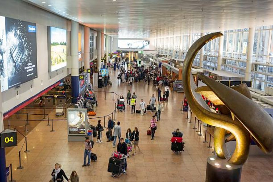 Aumento do tráfego de passageiros no aeroporto de Bruxelas em 2023
